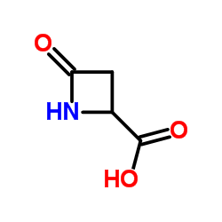 4-氧代-2-氮杂环丁烷甲酸结构式