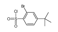 2-bromo-4-tert-butylbenzenesulfonyl chloride Structure