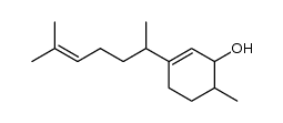 3-(1,5-Dimethyl-4-hexenyl)-6-methyl-2-cyclohexen-1-ol结构式