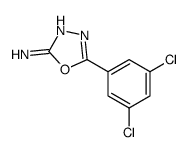 5-(3,5-dichlorophenyl)-1,3,4-oxadiazol-2-amine Structure