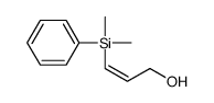 3-[dimethyl(phenyl)silyl]prop-2-en-1-ol结构式
