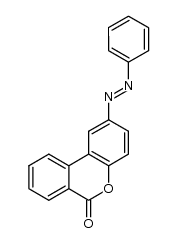 2-phenylazo-benzo[c]chromen-6-one结构式