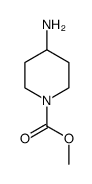4-氨基哌啶-1-甲酸甲酯结构式