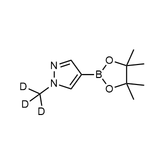 1-(2H3)METHYL-4-(TETRAMETHYL-1, 3, 2-DIOXABOROLAN-2-YL)-1H-PYRAZOLE Structure