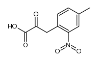 (4-methyl-2-nitro-phenyl)-pyruvic acid结构式