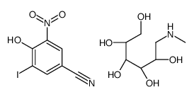 4-hydroxy-3-iodo-5-nitrobenzonitrile,(2R,3R,4R,5S)-6-(methylamino)hexane-1,2,3,4,5-pentol Structure