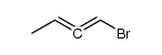(R)(S)-1-bromo-1,2-butadiene结构式