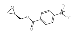 (2R)-(-)-4-硝基苯甲酸缩水甘油酯结构式