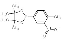 4-甲基-3-硝基苯硼酸频哪醇酯结构式