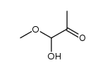 1-hydroxy-1-methoxypropan-2-one结构式