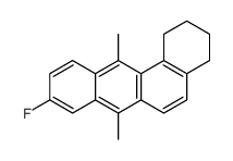 9-fluoro-7,12-dimethyl-1,2,3,4-tetrahydrobenzo[a]anthracene结构式