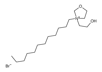 2-(3-dodecyl-1,3-oxazolidin-3-ium-3-yl)ethanol,bromide Structure