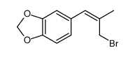 5-(3-bromo-2-methylprop-1-enyl)-1,3-benzodioxole结构式