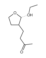 4-(2-ethoxytetrahydrofuran-3-yl)butan-2-one Structure