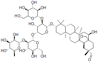 百两金皂苷B结构式