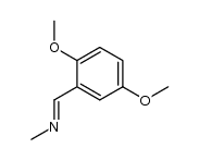 N-(2,5-dimethoxybenzylidene)methanamine Structure