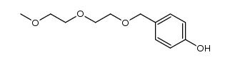 4-hydroxybenzyl 2-(2-methoxyethoxy)ethyl ether结构式