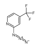 2-azido-4-(trifluoromethyl)pyridine结构式