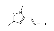 2,5-dimethyl-2H-pyrazole-3-carbaldehyde oxime Structure