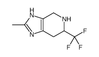 2-methyl-6-(trifluoromethyl)-4,5,6,7-tetrahydro-3H-imidazo[4,5-c]pyridine Structure