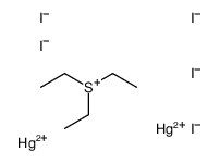 mercury(2+),triethylsulfanium,pentaiodide结构式