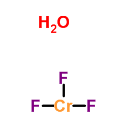 Chromium(III) fluoride hydrate structure