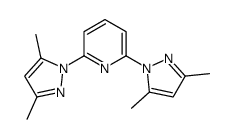 2,6-bis(3,5-dimethylpyrazol-1-yl)pyridine Structure