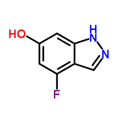 4-氟-1H-吲唑-6-醇结构式