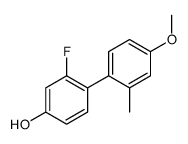 3-fluoro-4-(4-methoxy-2-methylphenyl)phenol Structure