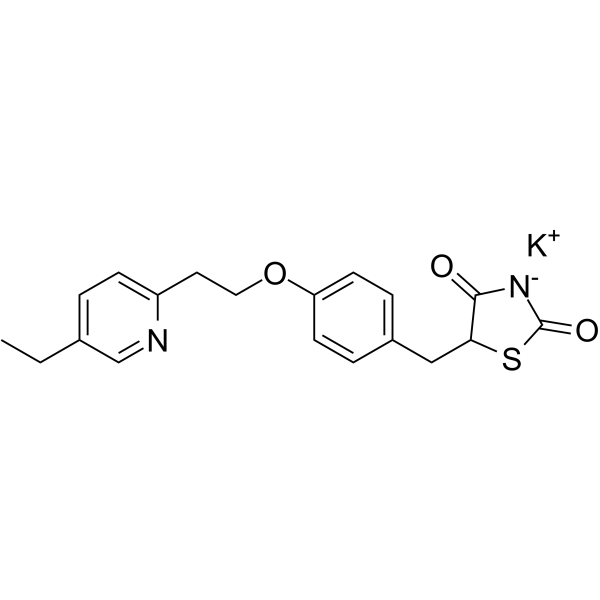 Pioglitazone (potassium salt)结构式
