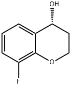 (4R)-8-氟-3,4-二氢-2H-1-苯并吡喃-4-醇结构式