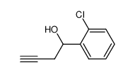 1-(2-dichlorophenyl)but-3-yn-1-ol结构式