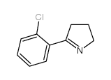 5-(2-氯苯基)-3,4-二氢-2H-吡咯结构式