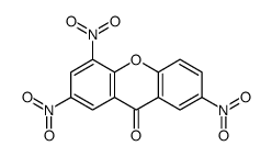2,4,7-trinitroxanthen-9-one Structure