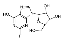 9-[(2R,3R,4S,5R)-3,4-dihydroxy-5-(hydroxymethyl)oxolan-2-yl]-2-fluoro-3H-purin-6-one结构式