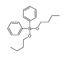 dibutoxy(diphenyl)silane Structure