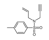 4-methyl-N-prop-2-enyl-N-prop-2-ynylbenzenesulfonamide结构式