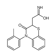 2-[4-(2-methylphenyl)-3-oxo-1,4-benzothiazin-2-yl]acetamide结构式