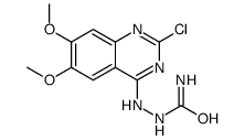 [(2-chloro-6,7-dimethoxyquinazolin-4-yl)amino]urea结构式