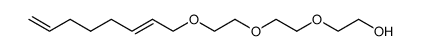 (E)-2-(2-(2-(octa-2,7-dien-1-yloxy)ethoxy)ethoxy)ethan-1-ol结构式