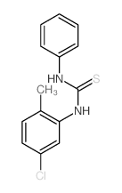 Thiourea,N-(5-chloro-2-methylphenyl)-N'-phenyl-结构式