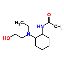N-{2-[Ethyl(2-hydroxyethyl)amino]cyclohexyl}acetamide结构式