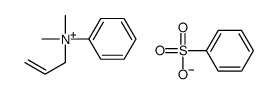 benzenesulfonate,dimethyl-phenyl-prop-2-enylazanium Structure