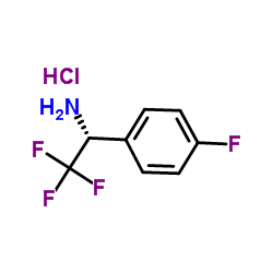 (R)-2,2,2-Trifluoro-1-(4-fluorophenyl)ethanamine hydrochloride Structure