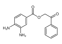 phenacyl 3,4-diaminobenzoate结构式