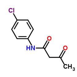 4-氯乙酰基乙酰苯胺结构式