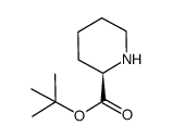 tert-butyl 2(R)-piperidinecarboxylate结构式