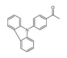 1-[4-(9H-咔唑-9-基)苯基]乙酮结构式