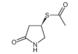 (R)-4-乙酰基硫代-2-吡咯烷酮结构式