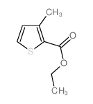3-甲基-2-噻吩羧酸乙酯结构式